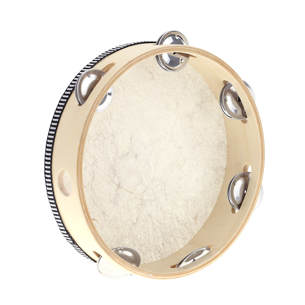Wooden Tambourine Musical Instrument