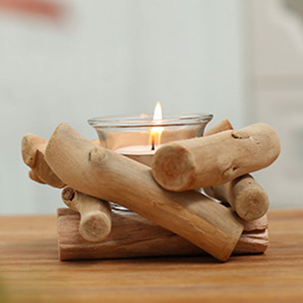 Wooden Tea Light Holder Home Decor Wooden Tea Light Holder Home Decor