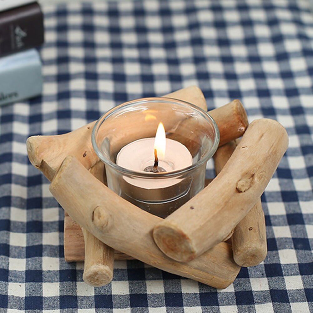 Wooden Tea Light Holder Home Decor Wooden Tea Light Holder Home Decor