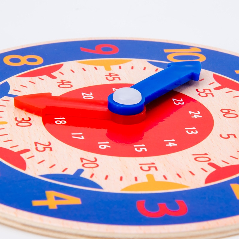 Wooden Teaching Clock for Kids Wooden Teaching Clock for Kids