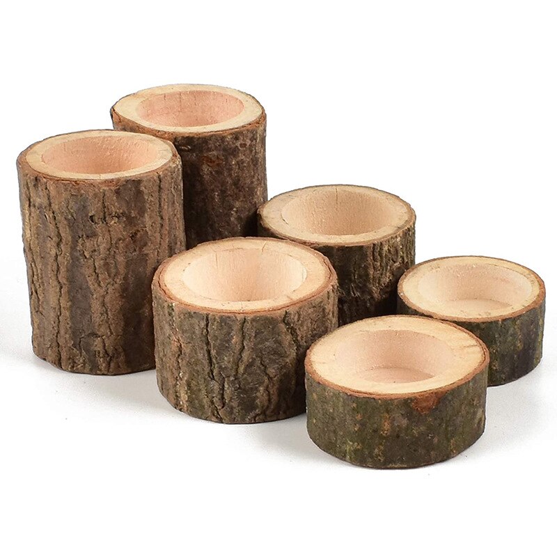 Wooden Tealight Candle Holders Set (3pcs) Wooden Tealight Candle Holders Set (3pcs)
