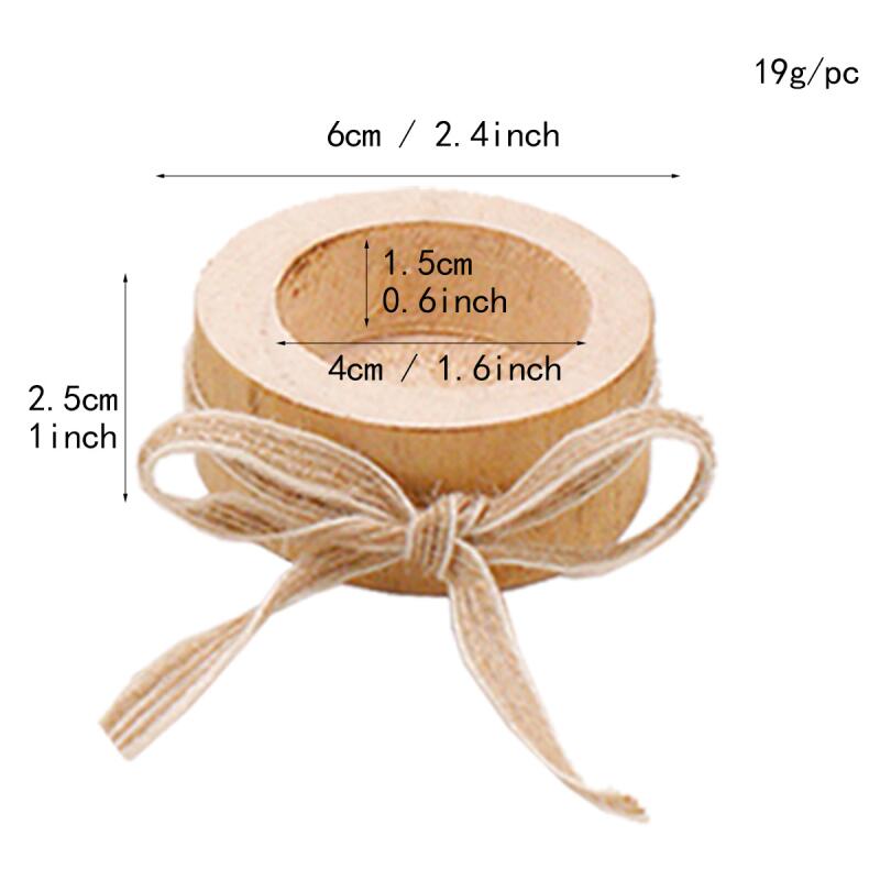 Wooden Tealight Candle Holders Set (3pcs) Wooden Tealight Candle Holders Set (3pcs)