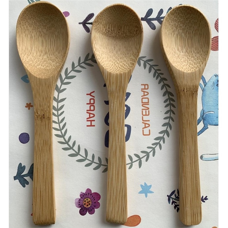 Wooden Teaspoons Set (5 Pcs)