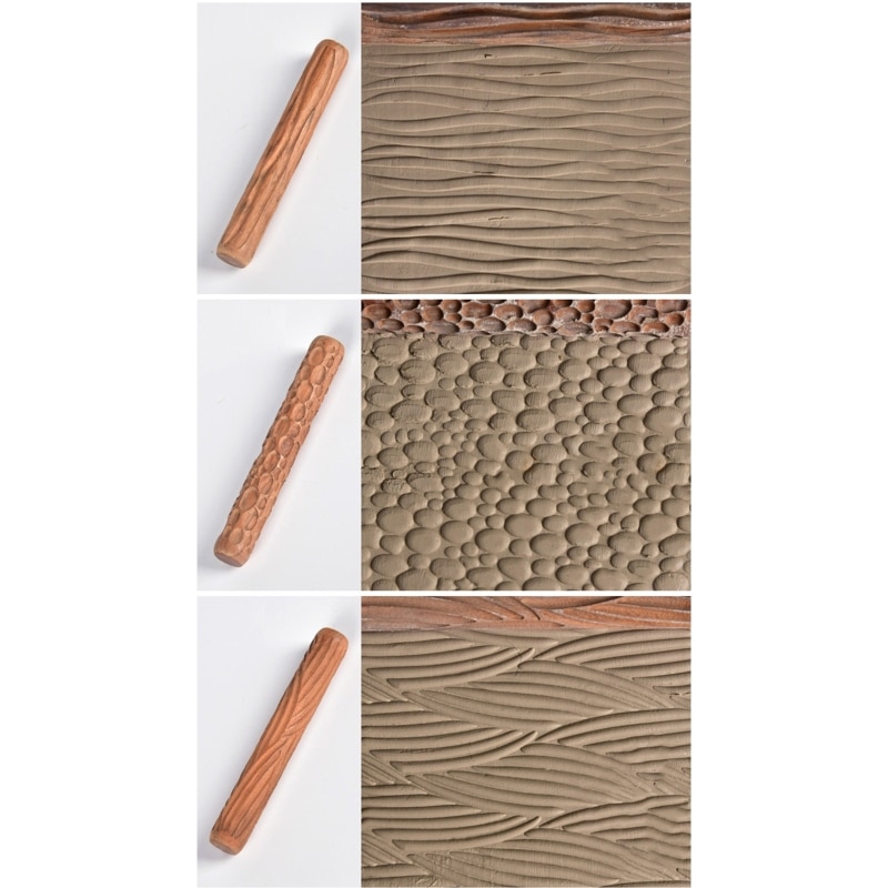 Wooden Texture Roller for Clay Wooden Texture Roller for Clay