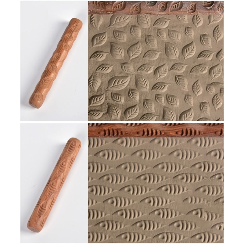 Wooden Texture Roller for Clay Wooden Texture Roller for Clay