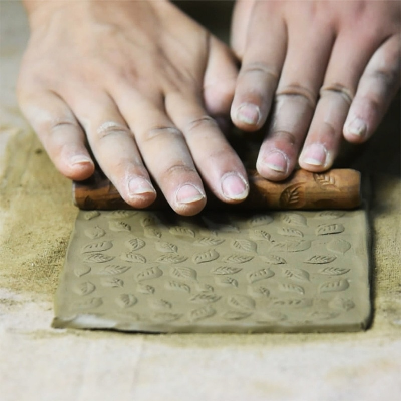 Wooden Texture Roller for Clay Wooden Texture Roller for Clay