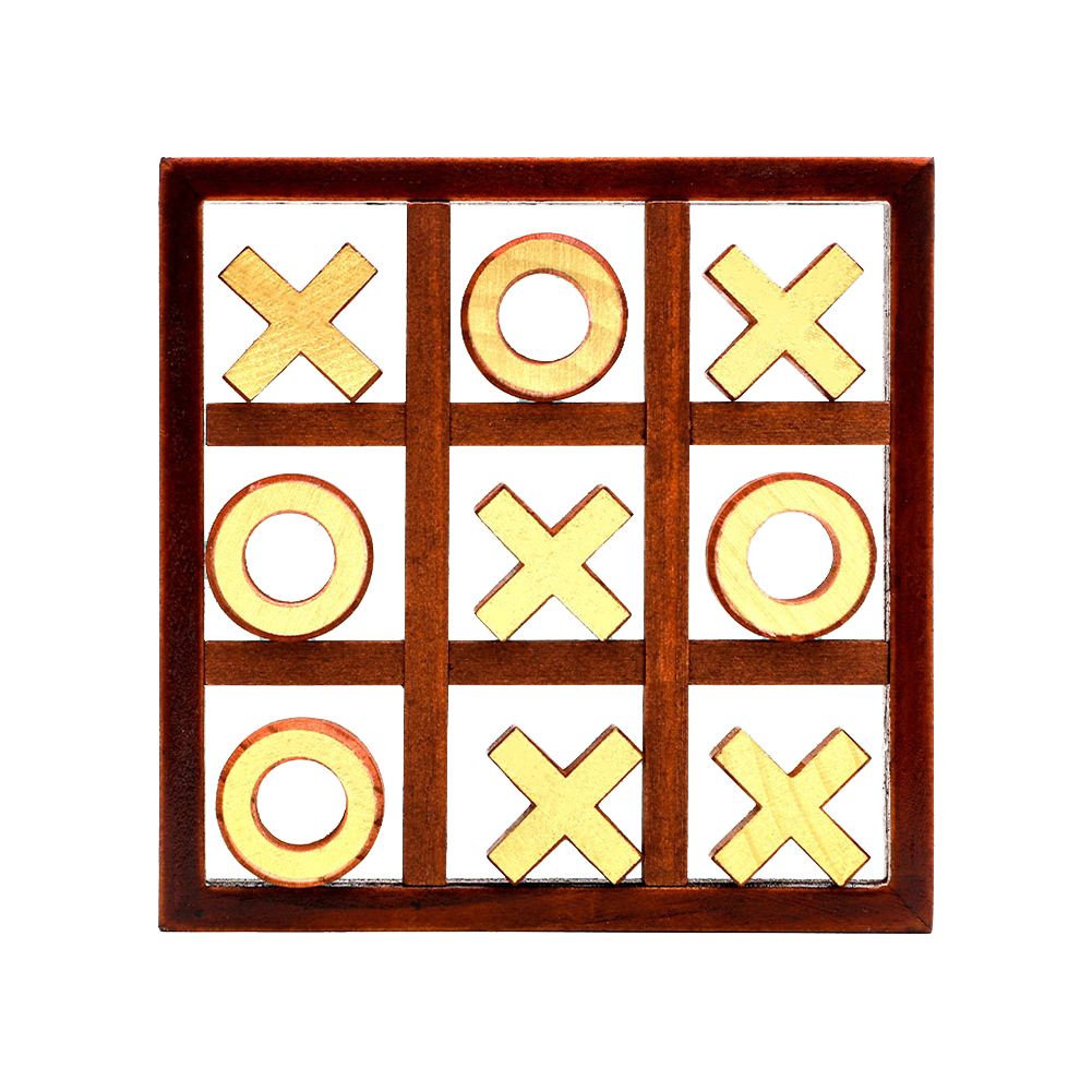 Wooden Tic Tac Toe Board Game Set Wooden Tic Tac Toe Board Game Set
