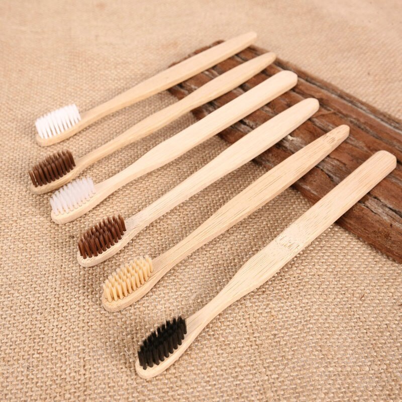 Wooden Toothbrush Bamboo Soft Bristle (10 pieces) Wooden Toothbrush Bamboo Soft Bristle (10 pieces)