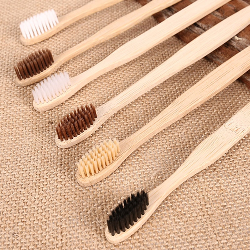 Wooden Toothbrush Bamboo Soft Bristle (10 pieces) Wooden Toothbrush Bamboo Soft Bristle (10 pieces)