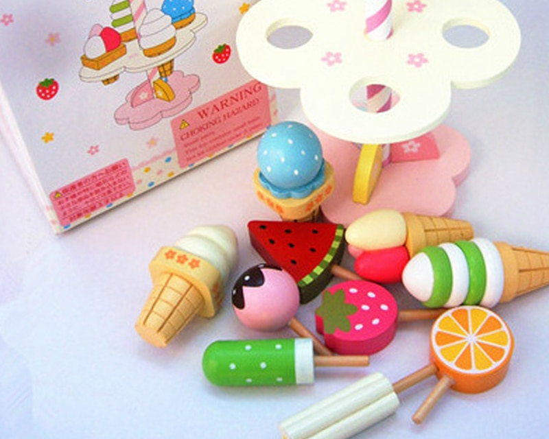Wooden Toys for Kids Ice Cream Wooden Toys for Kids Ice Cream