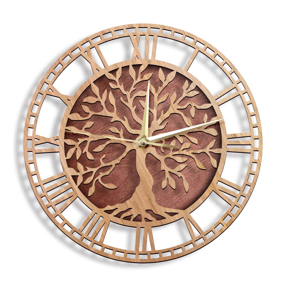 Wooden Tree of Life Clock Wooden Tree of Life Clock