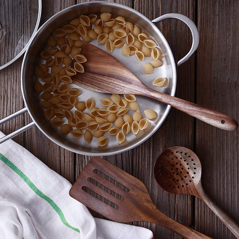 Wooden Utensils for Cooking with Holder Wooden Utensils for Cooking with Holder