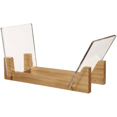Wooden Vinyl Record Holder with Acrylics Wooden Vinyl Record Holder with Acrylics