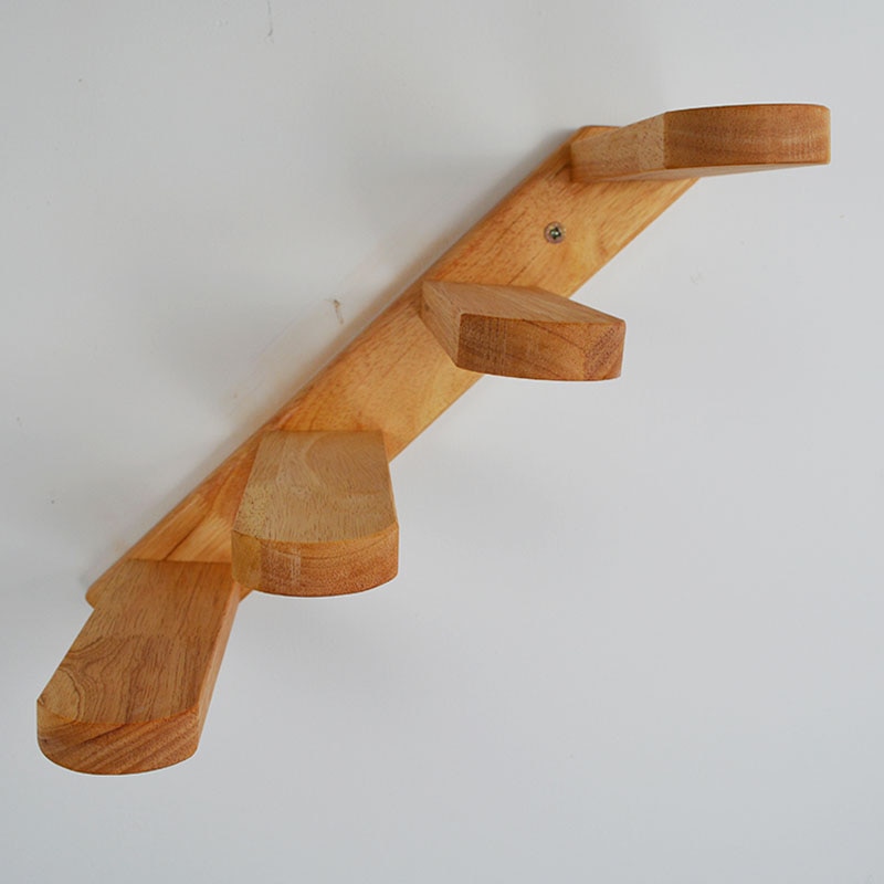 Wooden Wall Mount Cat Ladder Wooden Wall Mount Cat Ladder
