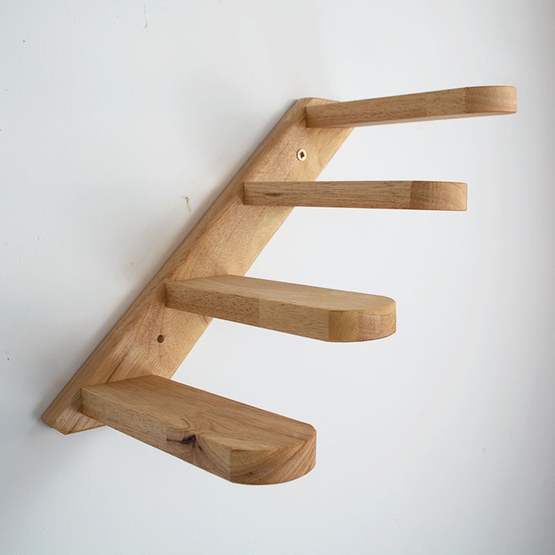 Wooden Wall Mount Cat Ladder Wooden Wall Mount Cat Ladder