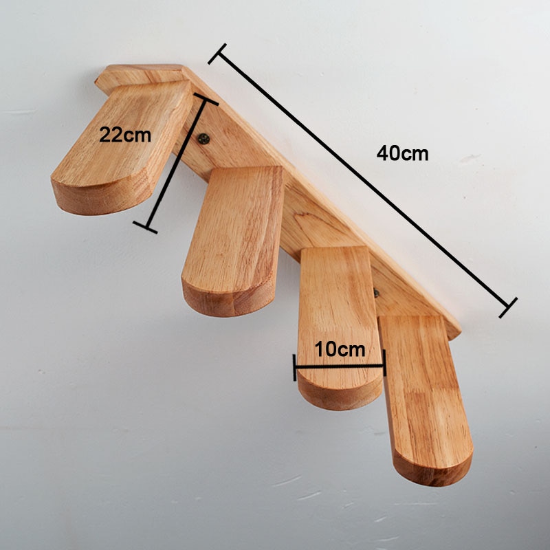 Wooden Wall Mount Cat Ladder Wooden Wall Mount Cat Ladder