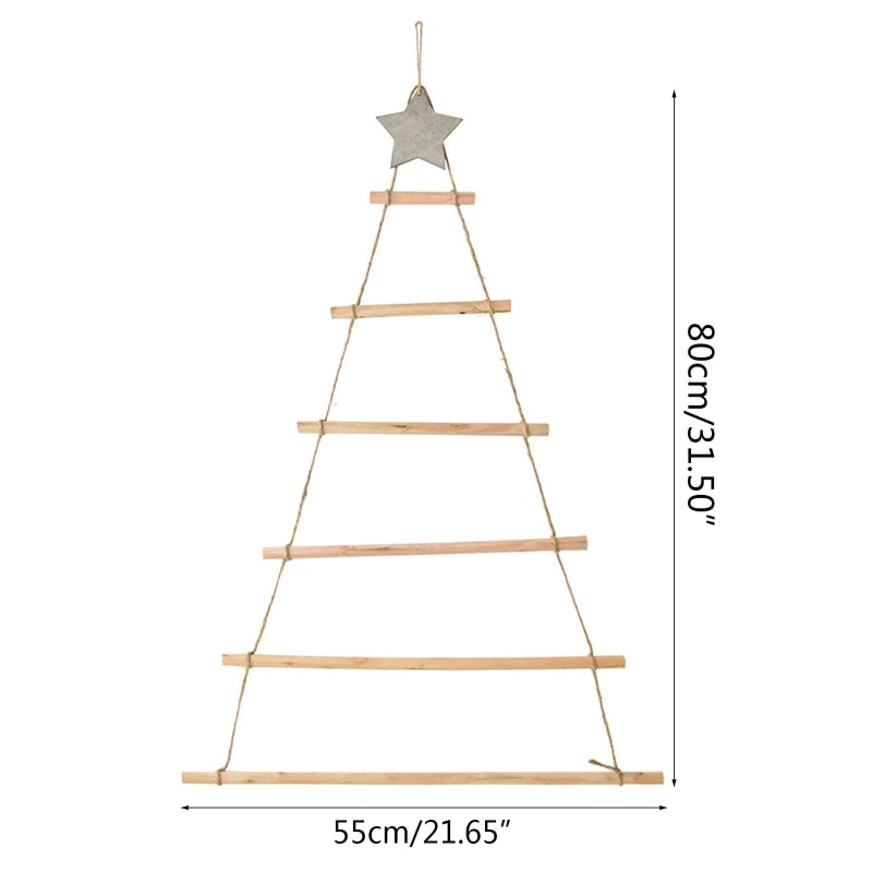 Wooden Wall Mounted Christmas Tree