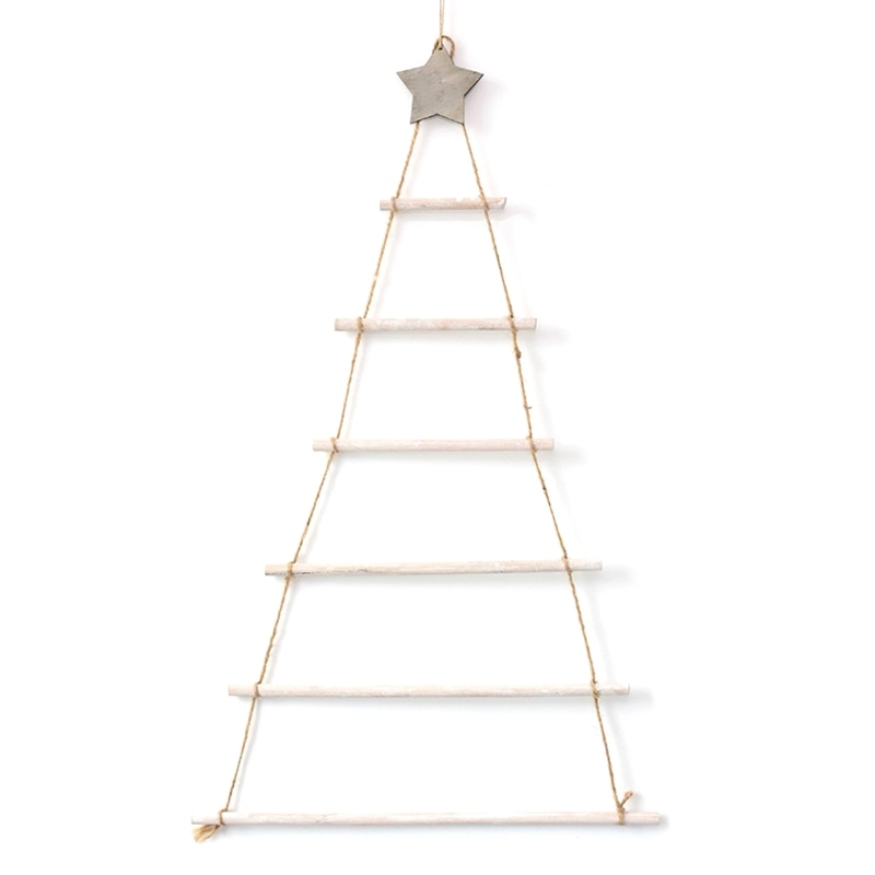 Wooden Wall Mounted Christmas Tree