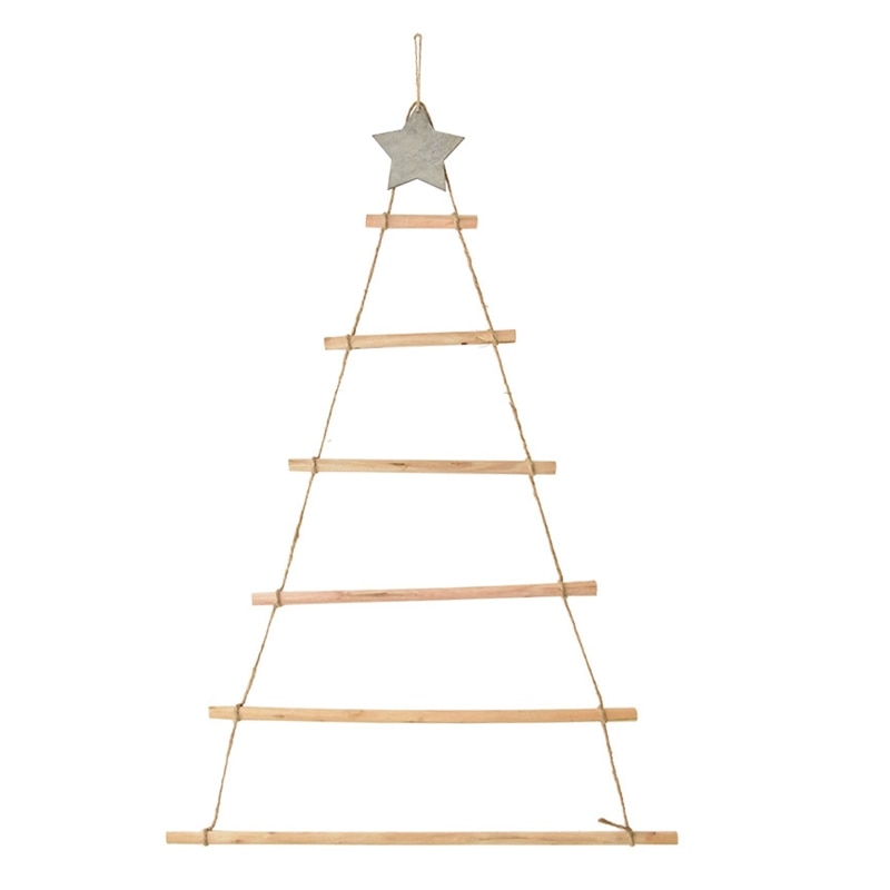 Wooden Wall Mounted Christmas Tree