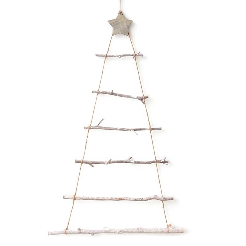 Wooden Wall Mounted Christmas Tree