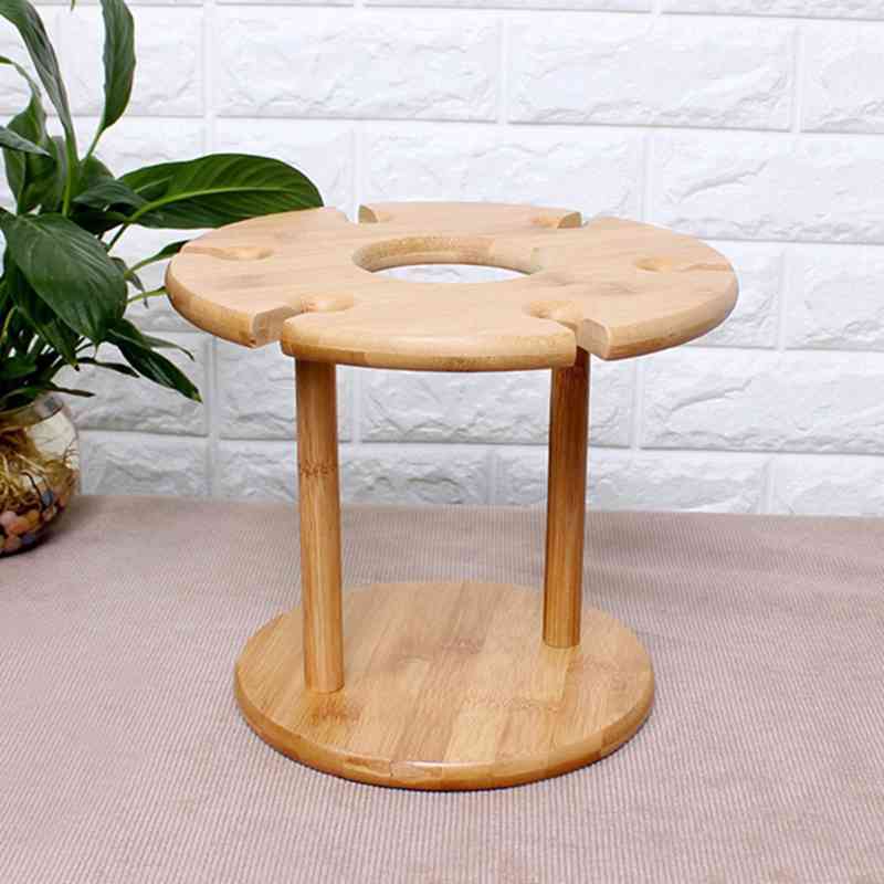 Wooden Wine Bottle and Glass Holder Wooden Wine Bottle and Glass Holder