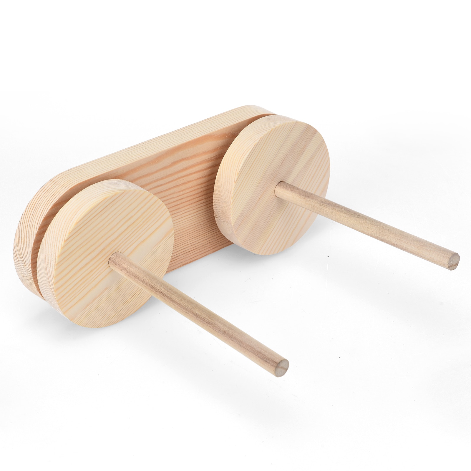 Wooden Yarn Holder Double Stand Wooden Yarn Holder Double Stand