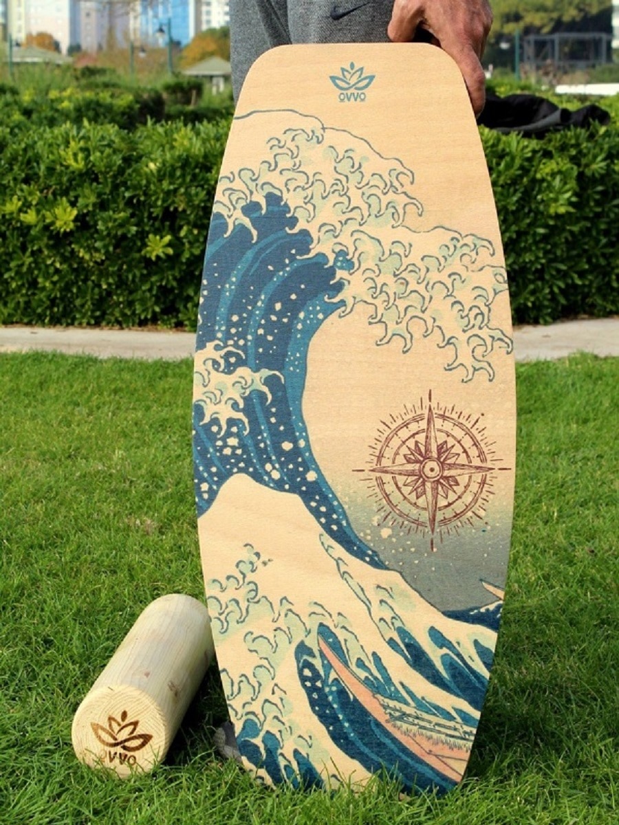 Wooden Yoga Balance Board