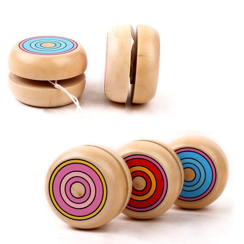 Wooden Yoyo Classic Spin Toy