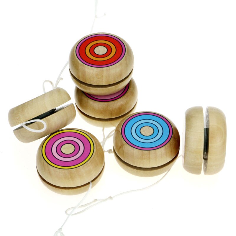 Wooden Yoyo Classic Spin Toy
