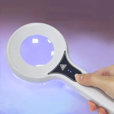 Woods Lamp Skin Analyzer For Skin UV Magnifying For Beauty Facial Testing Wood Lamp Light Skin Analysis Detection Skin