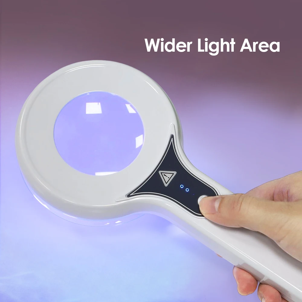 Woods Lamp Skin Analyzer For Skin UV Magnifying For Beauty Facial Testing Wood Lamp Light Skin Analysis Detection Skin
