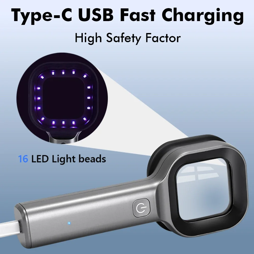 Woods Lamp Skin Analyzer Skin UV Magnifying Skin Testing Home Use Facial Testing Wood Light Face Analysis Detection Woods Lamp Skin Analyzer Skin UV Magnifying Skin Testing Home Use Facial Testing Wood Light Face Analysis Detection