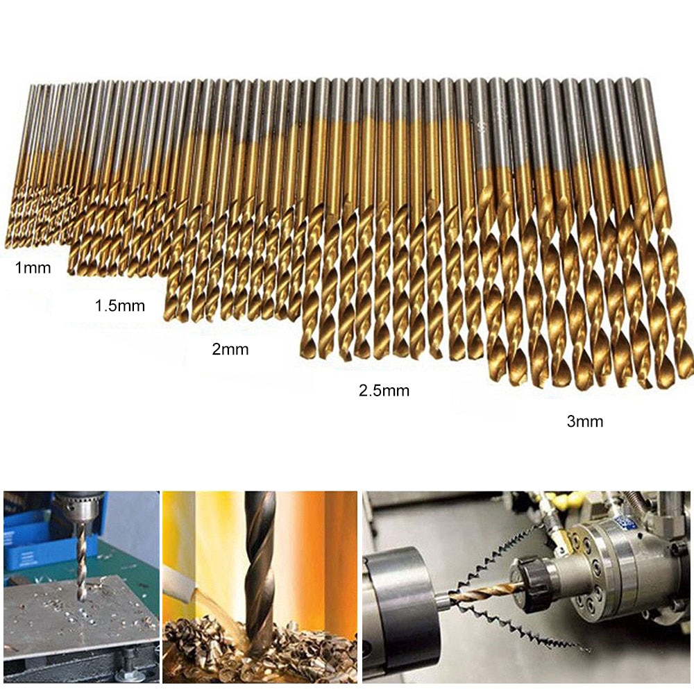 Woodworking Hand Tools 50PC Drill Bits Woodworking Hand Tools 50PC Drill Bits