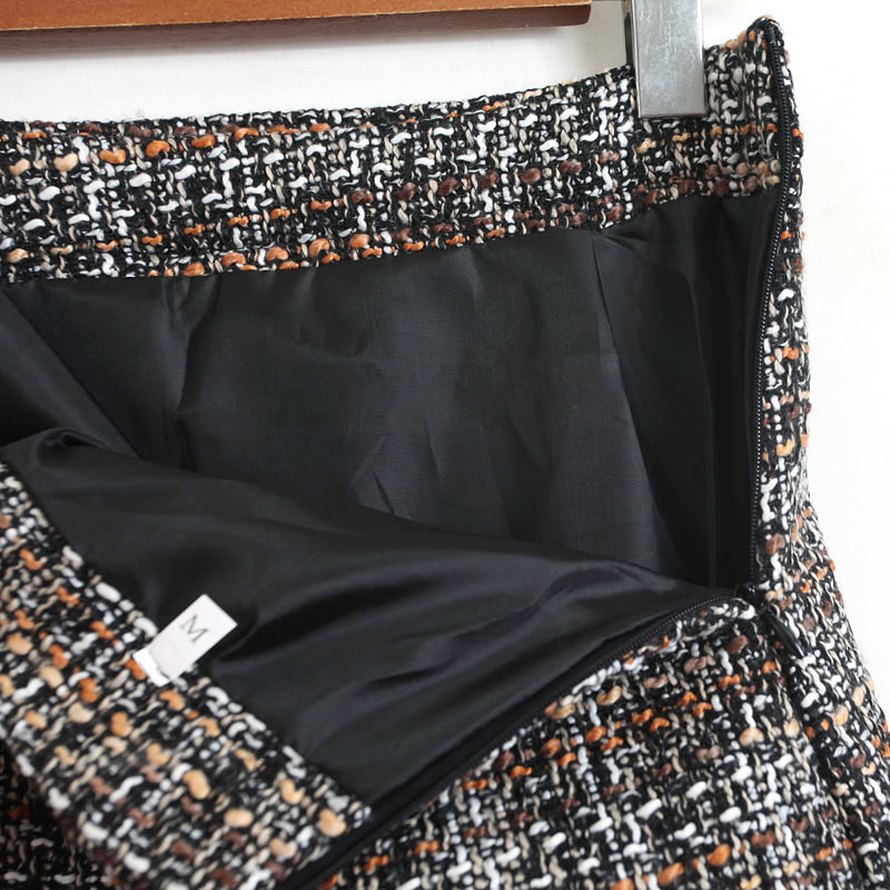 Wool Skirt High Waist Design Wool Skirt High Waist Design