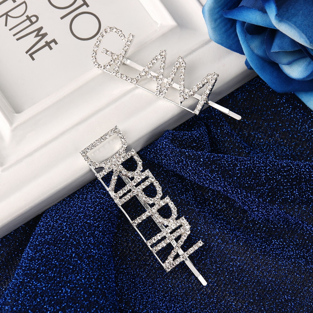 Word Hair Clips Fashionable Accessories Word Hair Clips Fashionable Accessories