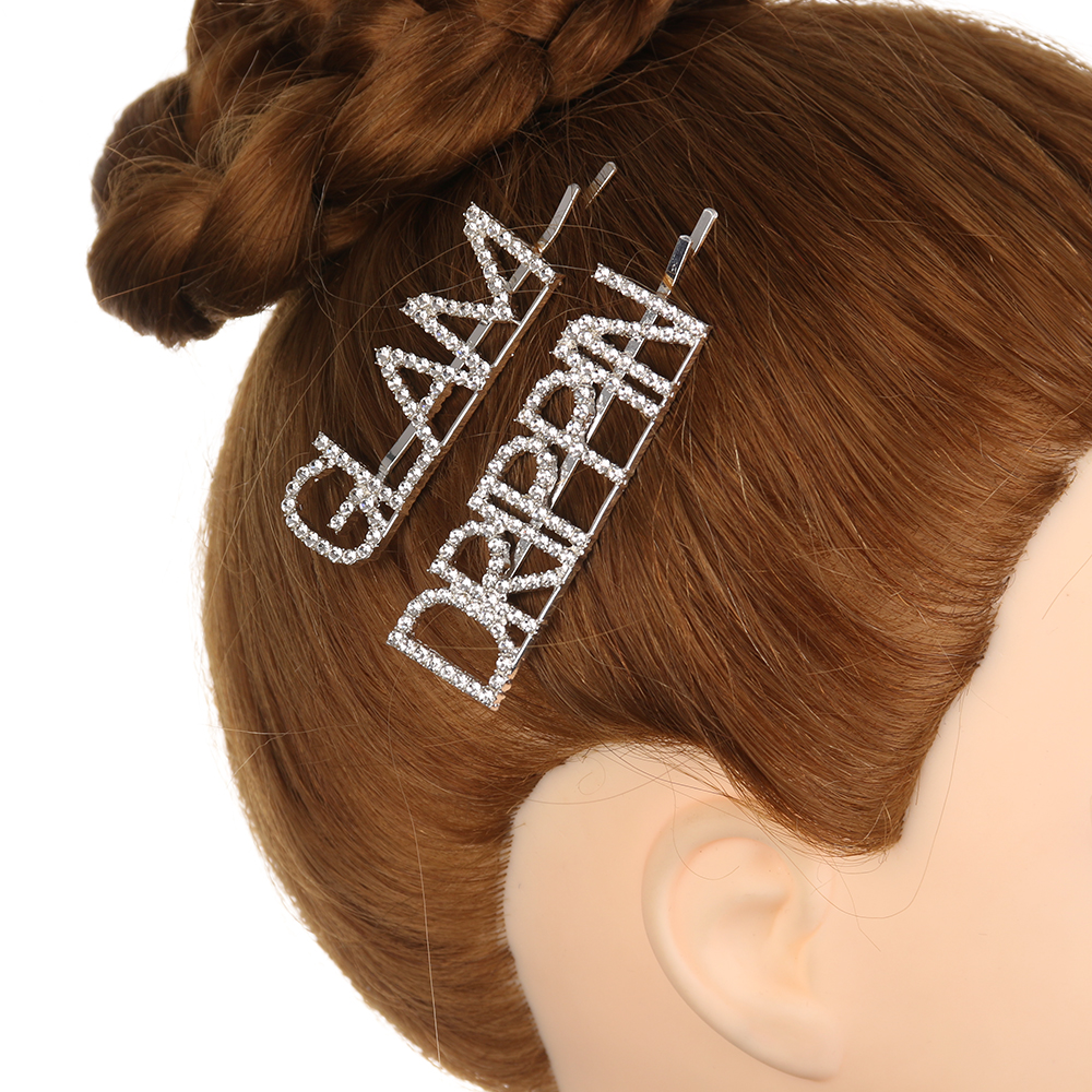 Word Hair Clips Fashionable Accessories Word Hair Clips Fashionable Accessories