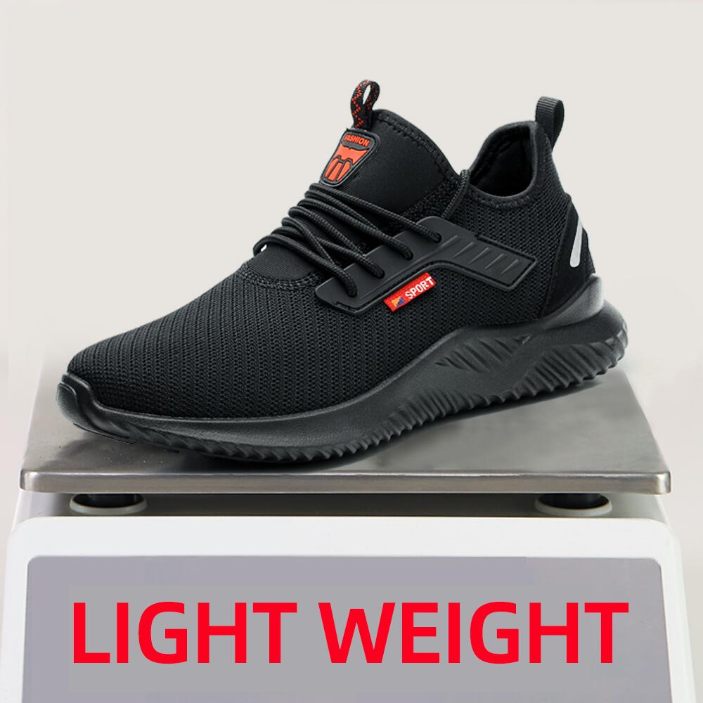 Work Safety Shoes Anti Smashing Steel Toe Puncture Proof Construction Lightweight Breathable Sneakers shoes Men Women