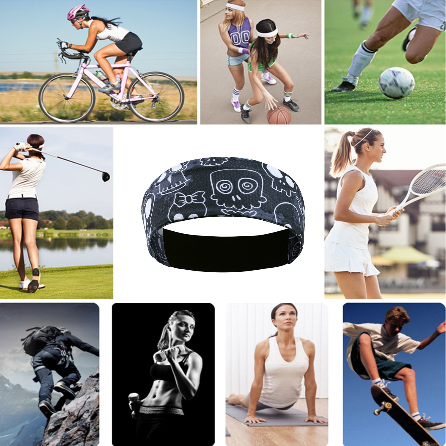 Workout Headband Fitness Sweat Band Workout Headband Fitness Sweat Band
