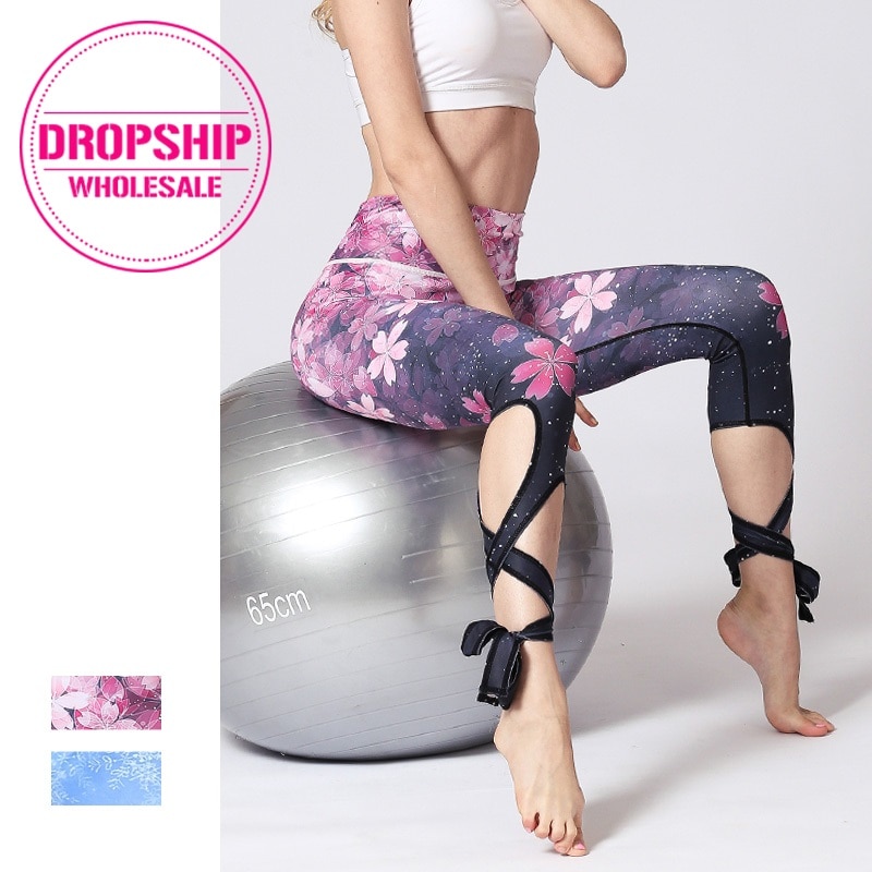 Workout Tights Flower Print Leggings Workout Tights Flower Print Leggings