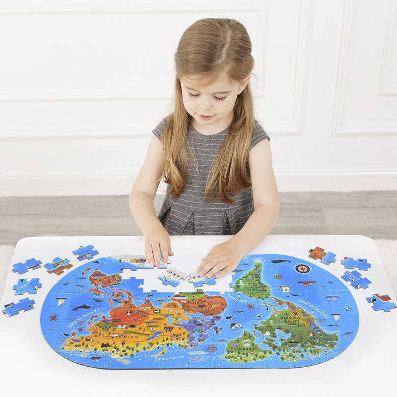 World Map Puzzle for Kids (100 pcs) World Map Puzzle for Kids (100 pcs)