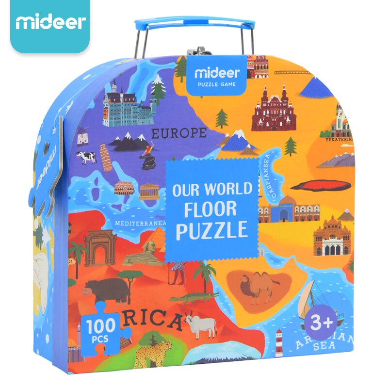 World Map Puzzle for Kids (100 pcs) World Map Puzzle for Kids (100 pcs)
