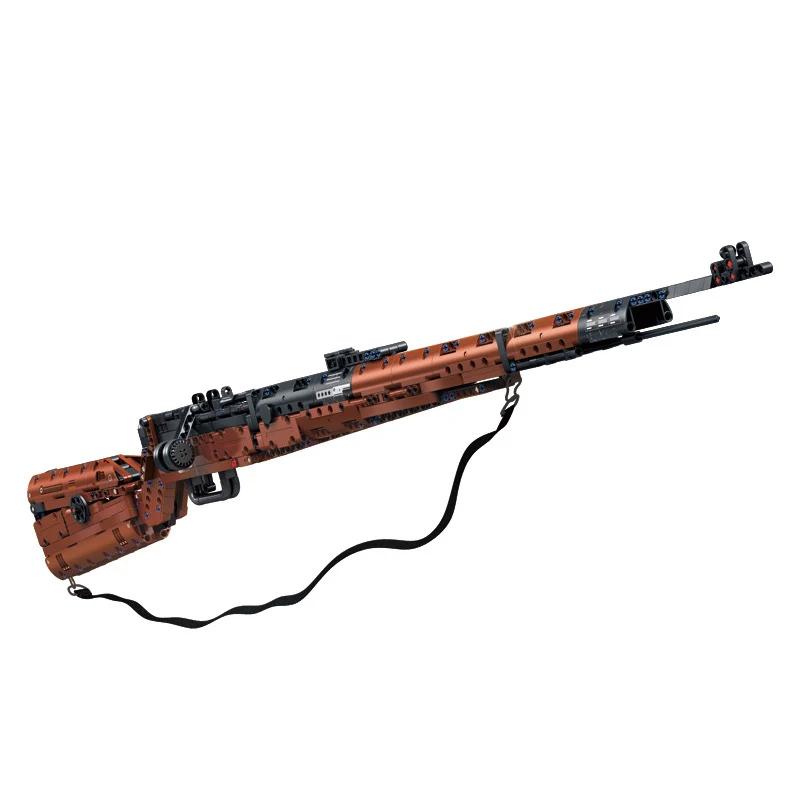 World War II Military Series 1206 Kar98k Rifle Model Assembly Block Set Toy Boy Children's Festival Gift