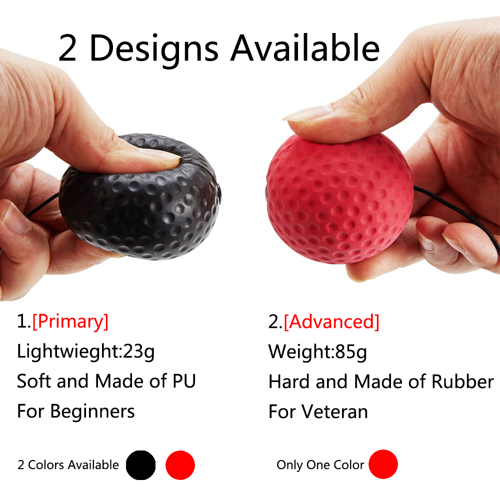 WorthWhile Kick Boxing Reflex Ball Head Band Fighting Speed Training Punch Ball Muay Tai MMA Exercise Equipment