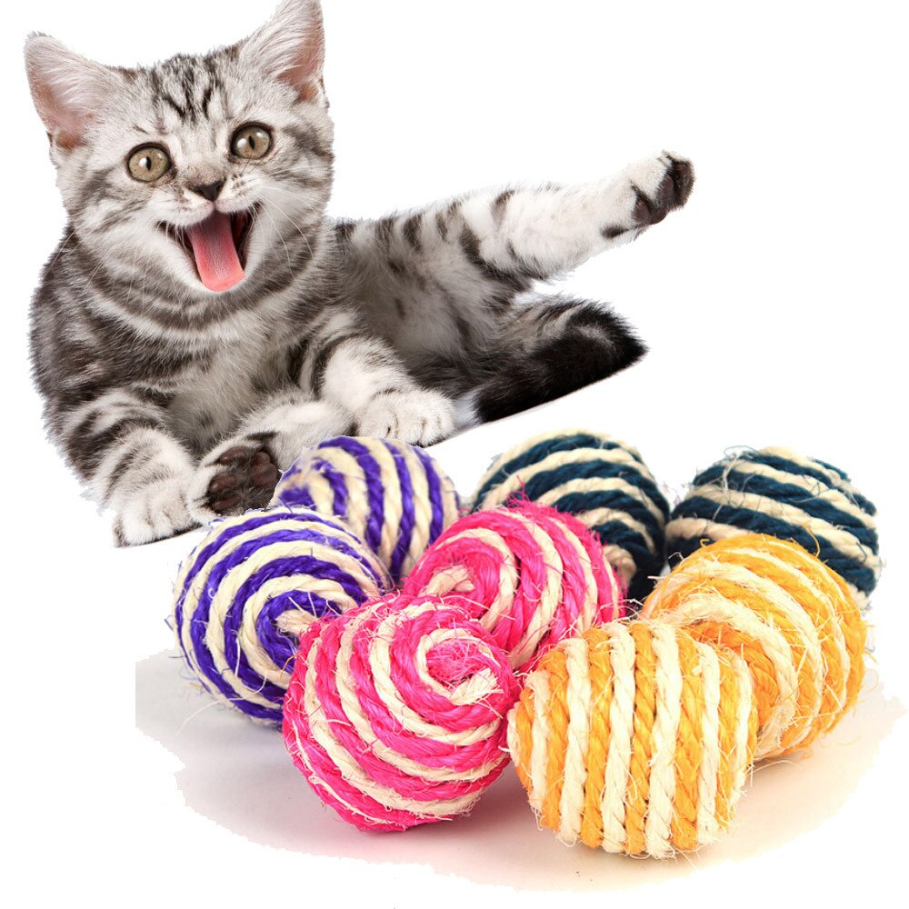Woven Chewing Cat Rope Ball Toy Woven Chewing Cat Rope Ball Toy