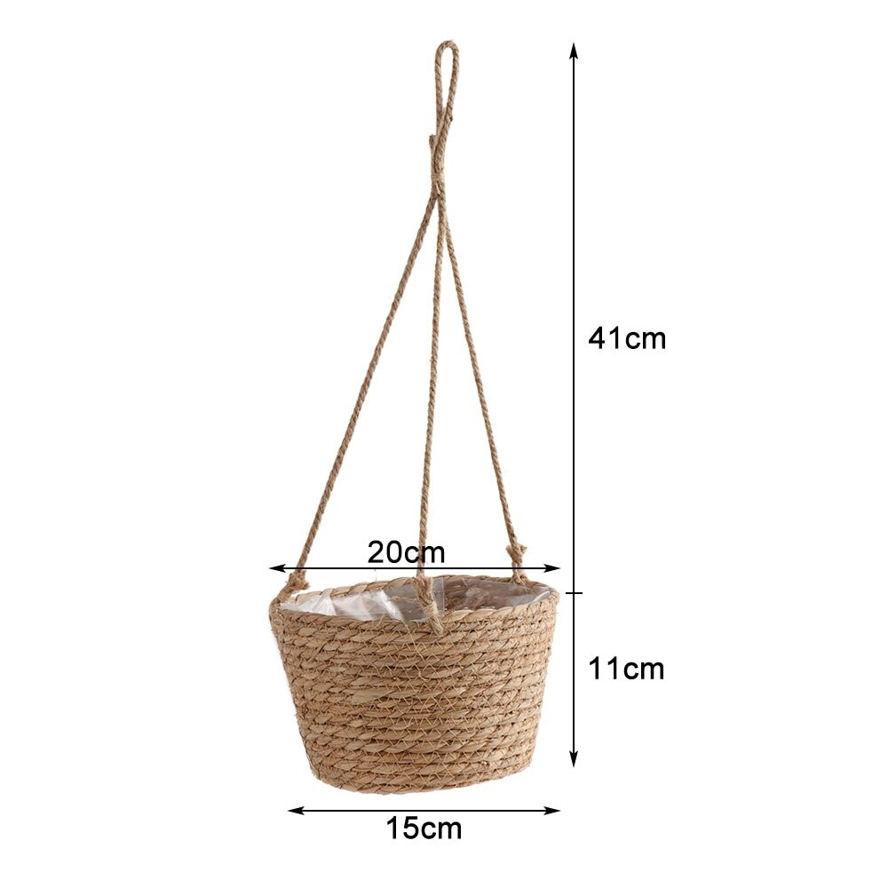 Woven Plant Hanger Home Decor