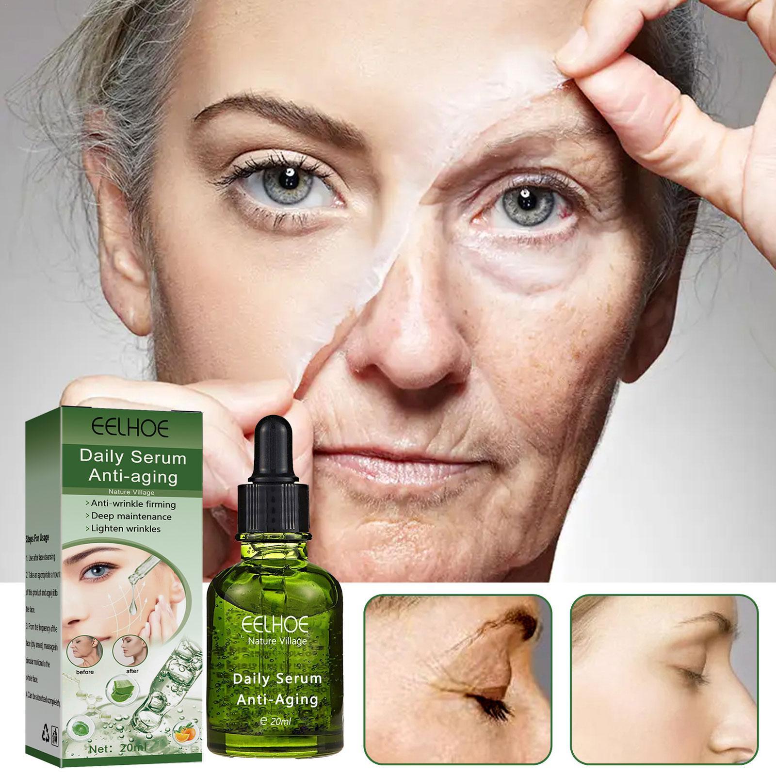 Wrinkle Remover Serum Fade Face Fine Lines Anti-Aging Essence Lifting Firming Whitening Brighten Nourish Skin Care For