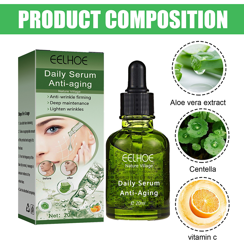 Wrinkle Remover Serum Fade Face Fine Lines Anti-Aging Essence Lifting Firming Whitening Brighten Nourish Skin Care For