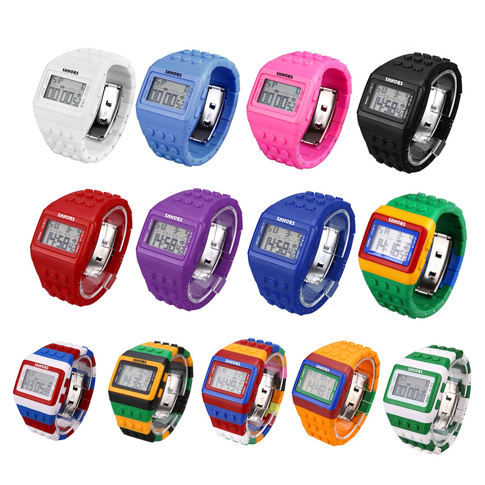 Wrist Bricks Watch Digital Display