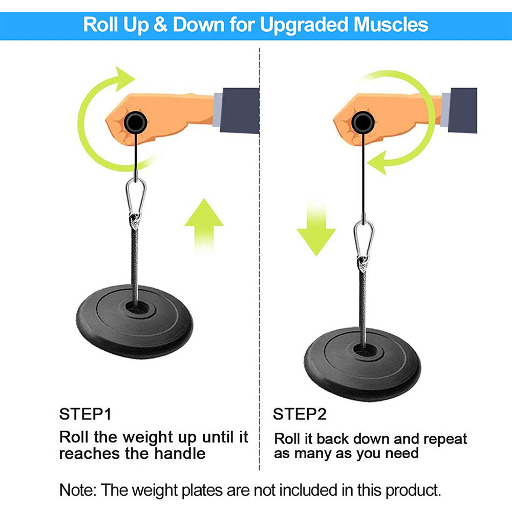 Wrist Forearm Exerciser Forearm Roller Blaster Arm Strength Trainer and Workout Fitness Equipment Home Gym Bodybuilding Wrist Forearm Exerciser Forearm Roller Blaster Arm Strength Trainer and Workout Fitness Equipment Home Gym Bodybuilding