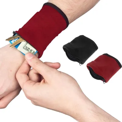 Wrist Wallet Band Zipper Running Pouch Wrist Wallet Band Zipper Running Pouch